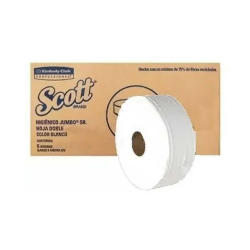 Higiénico Jumbo Scott® Sr 700 mts x 9.0 cm H1 x 6