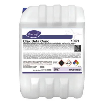 Detergente Lavandería Concentrado Clax Beta Diversey 10C1 20L
