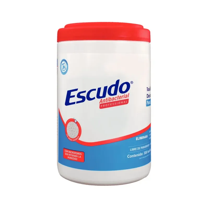 Toallas Húmedas Bote Escudo®(92551)