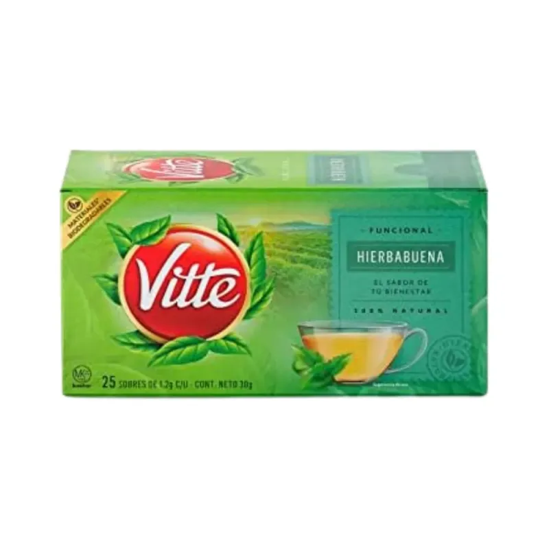 Té Vitte Hierbabuena | Caja con 25 sobres