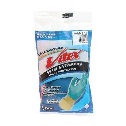 Guante Vitex Plus Satinado Bicolor No. 7