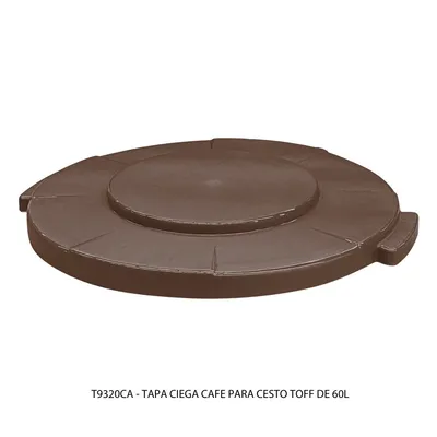 Bote de basura TOFF — Tapa Color Café