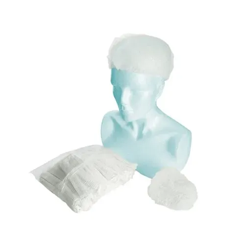 Cofia plisada blanca standard paq 100 piezas venta x caja cerrada