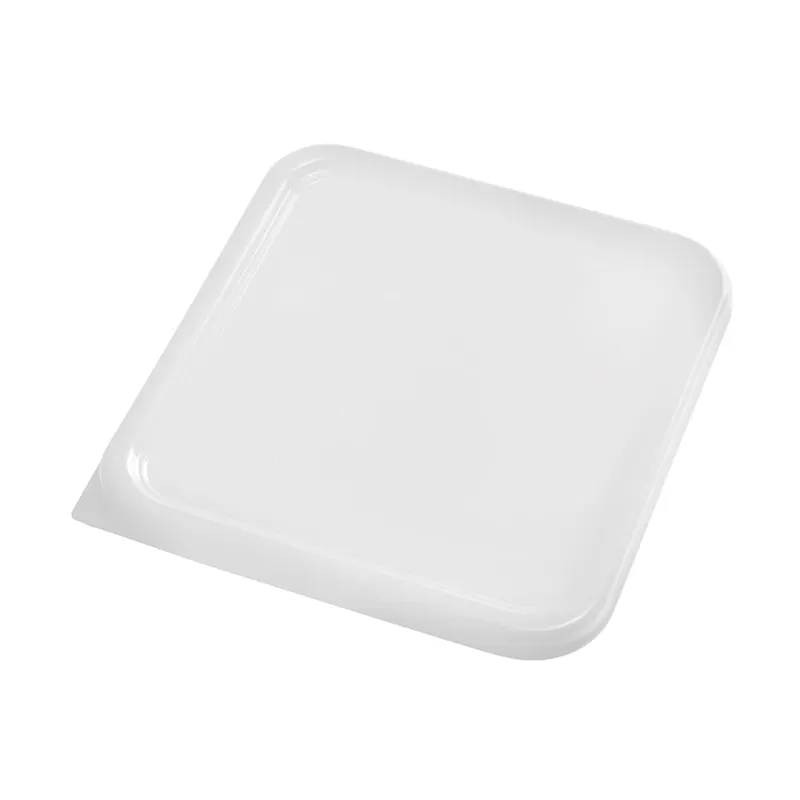 Tapa para Contenedor de Alimento Cuadrada Blanca