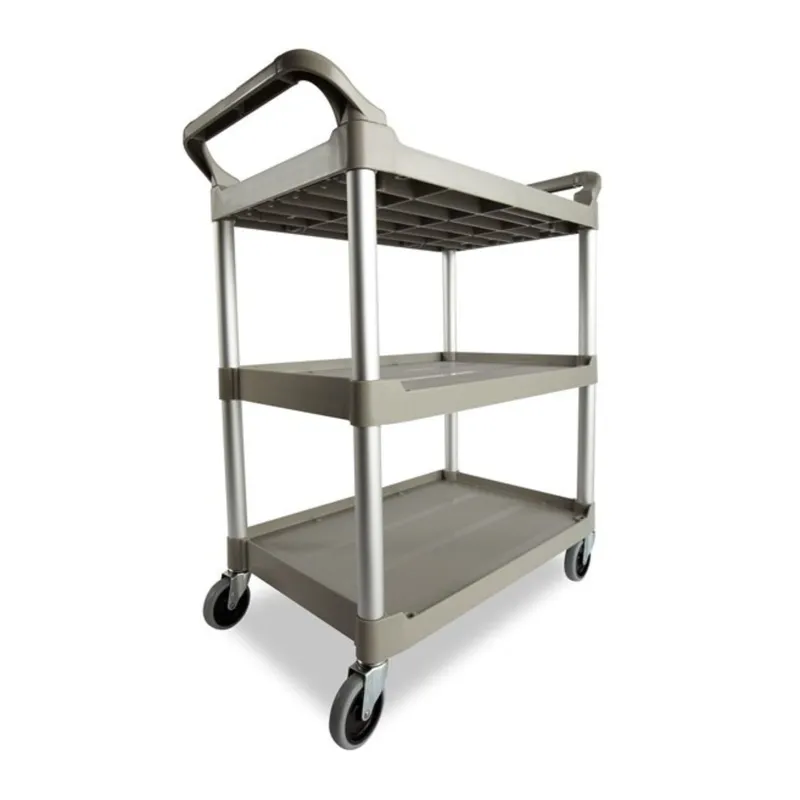Carro utilitario de servicio con ruedas giratorias de 10.16 cm