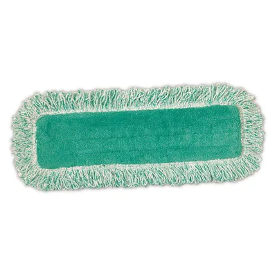 Mopa Plana Para Trabajar En Seco  Con Ribete Verde