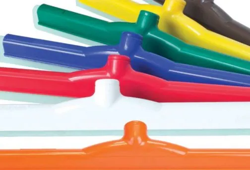 Jaladores de Hule Espuma para Pisos Base Plástica Hygienic | Medida 45-cm · Verde | El Castor | FI45-G