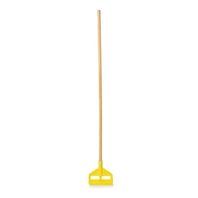 Bastón Invader® de abertura lateral, 137 cm, Amarillo, Mango de madera