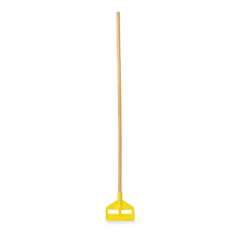 Bastón Invader® de abertura lateral, 137 cm, Amarillo, Mango de madera
