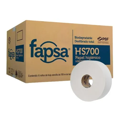 Papel Higiénico Fapsa HS700 en Bobina - 700 Metros