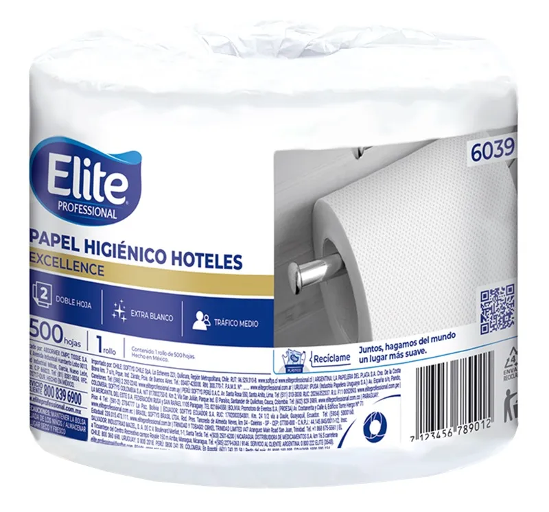Higiénico Tradicional Elite® Premium H/D 500hjs 48 rollos