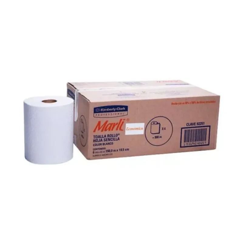 Toalla Manos Rollo Marli® Económica 150 m (92251)