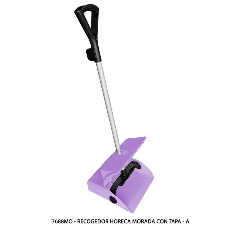Recogedor Horeca con Tapa — Color Morada