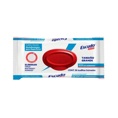 Toallita Húmeda Desinfectantes para Superficies Escudo®(92554)