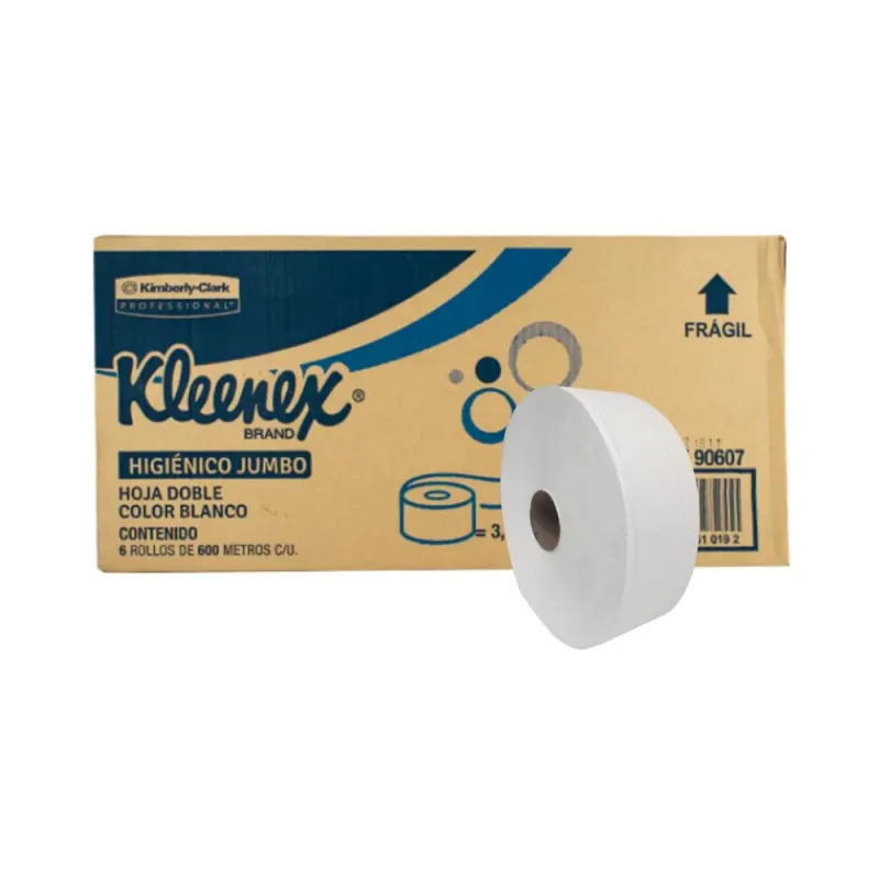 Higiénico Jumbo Kleenex® Sr 600 mts x 9.5 cm x 6