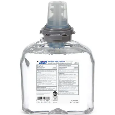 PURELL E3 RATED IHS TFX 2/1.2L - PURELL® Advanced Espuma Alcohólica Antiséptica para Manos Recarga de 1200 ml para el dispensador PURELL® TFX™