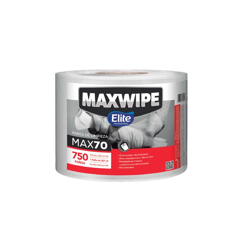 Paño de limpieza MAX70 / Formato Bobina