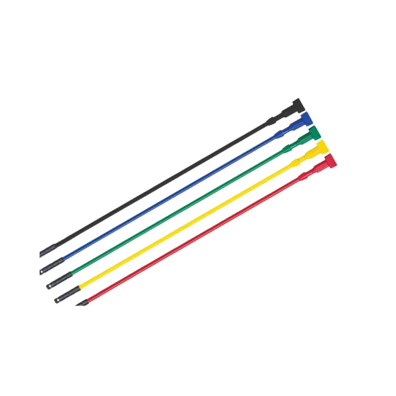Bastón Fibra de Vidrio con Portamechudo Rojo | El Castor | 8803R | 1.50 m