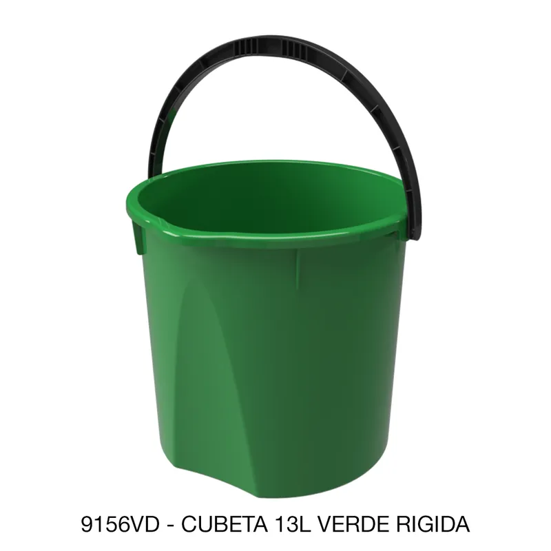 Cubeta Rígida — 13 litros — Con Asa