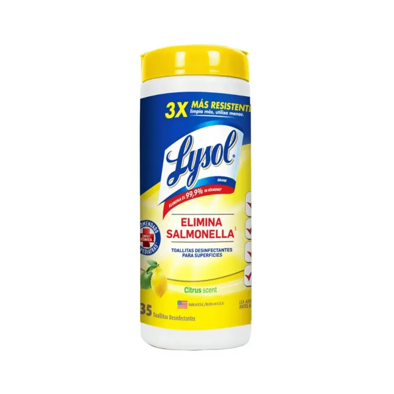 Lysol® Toallitas Desinfectantes para Superficies - Citrus