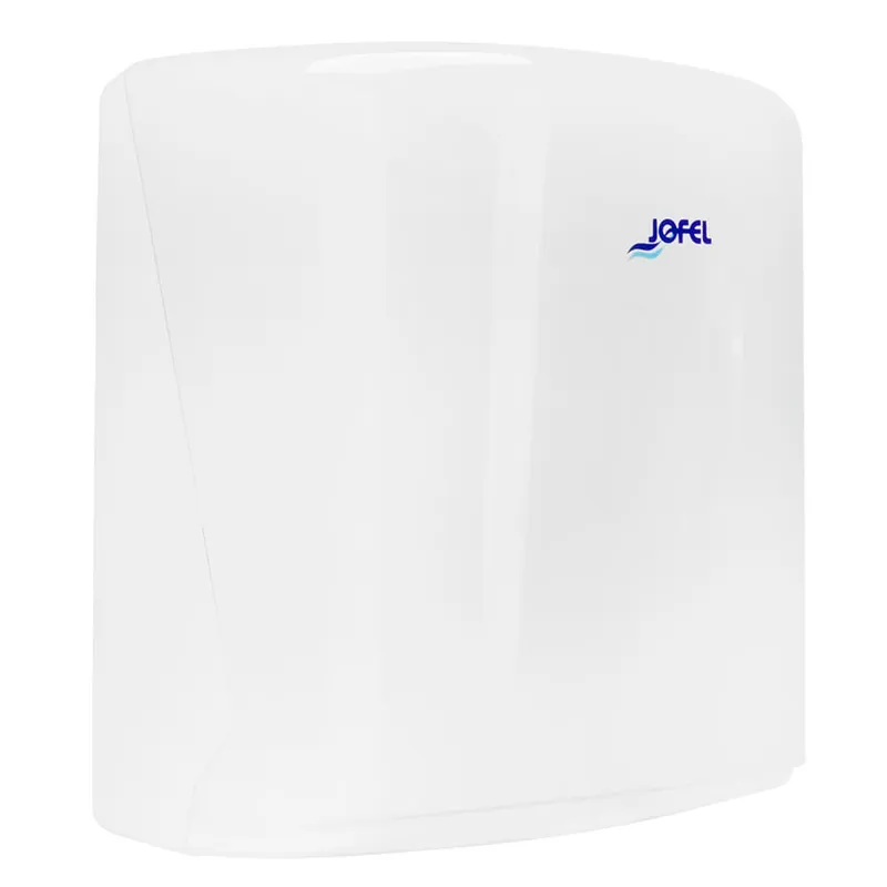 TOALLERO FLUIDO CENTRICO AZUR BLANCO C/REGULADOR LOGO JOFEL