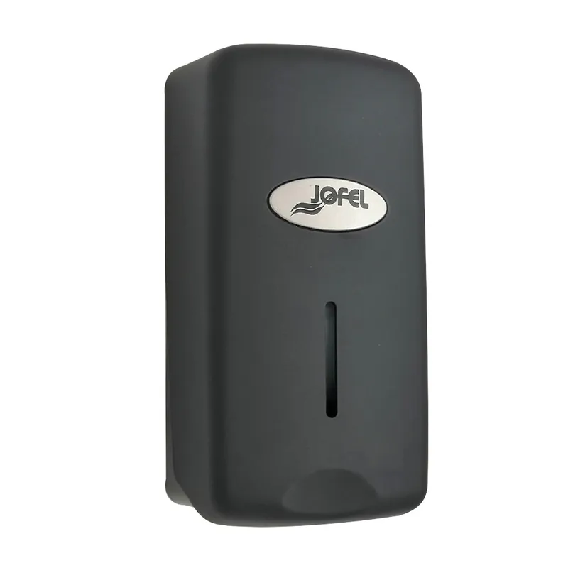 Jabonera Smart Rellenable Negro Mate