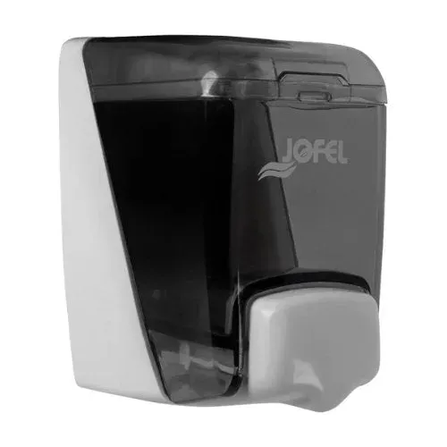 Jabonera Azur Mini Rellenable Blanca Logo Jofel