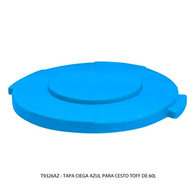 Bote de basura TOFF — Tapa Color Azul