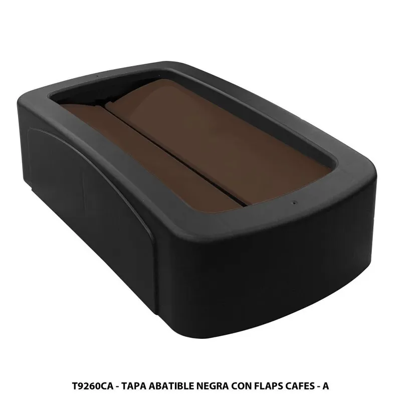 Negra con Flaps Cafes — Tapa Abatible Bote Zvelte