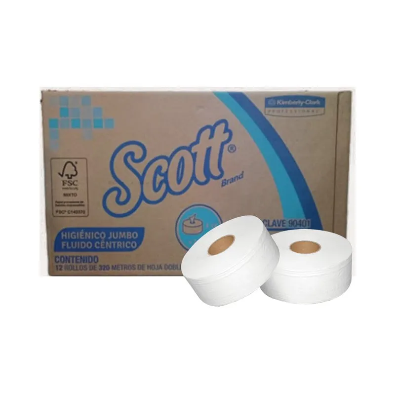 Higiénico Jumbo Scott Fluido Centrico 1600 (90401)