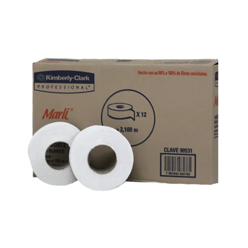 Higiénico Jumbo Marli® Jr 180 mts x 9.0 cm x 12