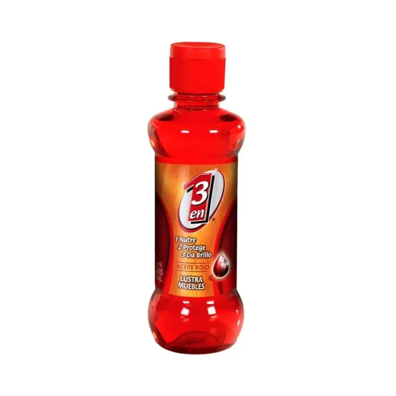 3 en 1 aceite lustrador rojo 240 ml