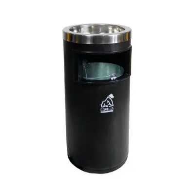 Bote de basura con cenicero 8 L / porta exintor (AF07006-B36)