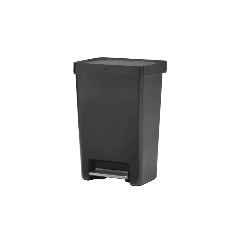 Bote de basura con pedal Rubbermaid® Premier® Series II de 47 litros, con seguro de tapa y cierre lento**