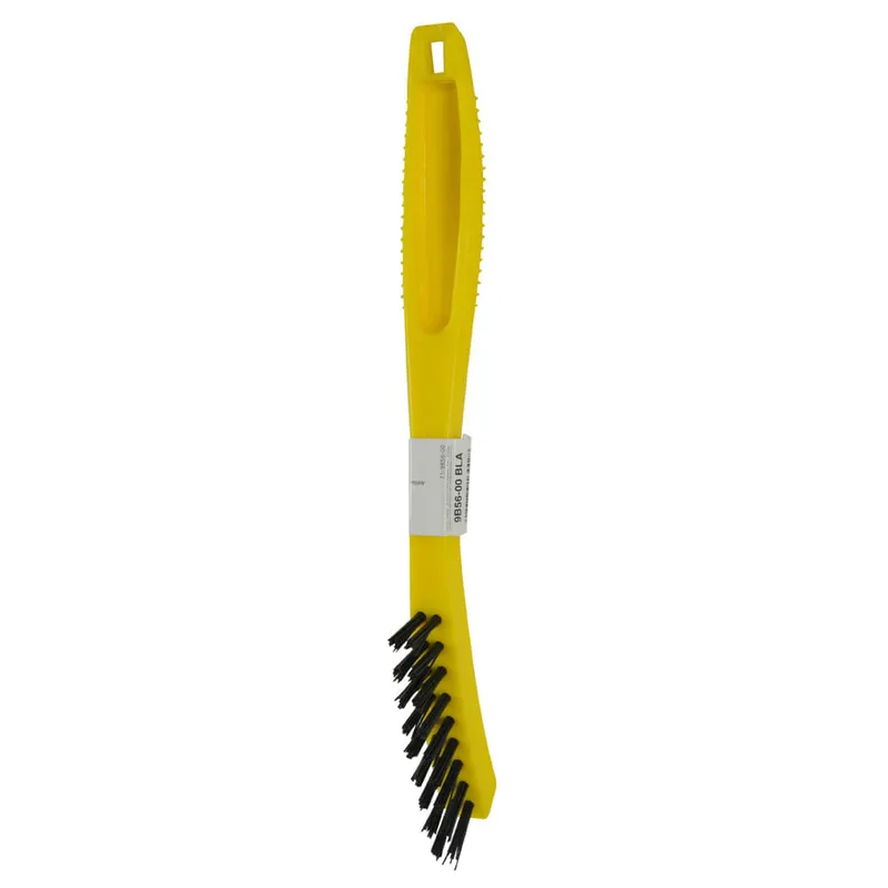 Cepillo De Cerdas Duras  Para Pisos Amarillo Y Negro