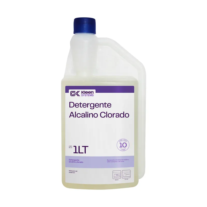 DETERGENTE ALCALINO CLORADO 1 L - Blanqueador para tablas de madera y plástico