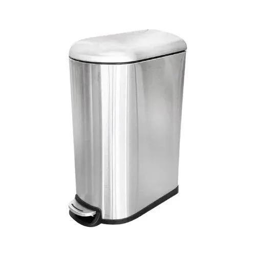 Cesto Metalico 40L Gris C/pedal