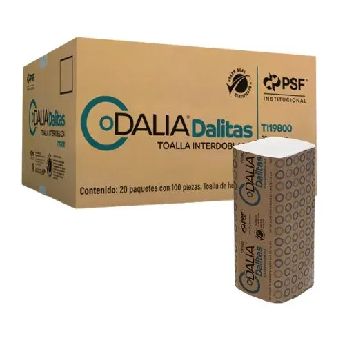 Toalla Interdoblada Dalia "Dalitas" 20/100 Hoja Doble