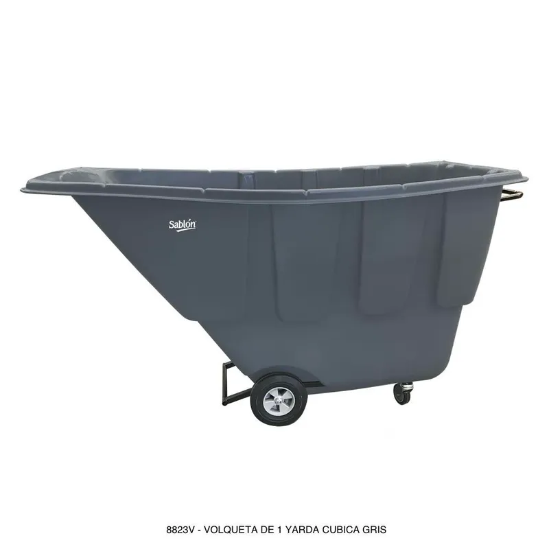Volqueta de 1 yarda cúbica — Volumen: 1 yarda cúbica / 766 lts — Capacidad de carga: 850 LB / 385 kg