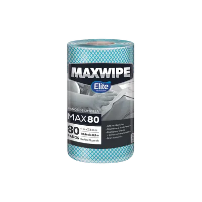 Paño de limpieza MAX80 / Formato Rollo / Azul