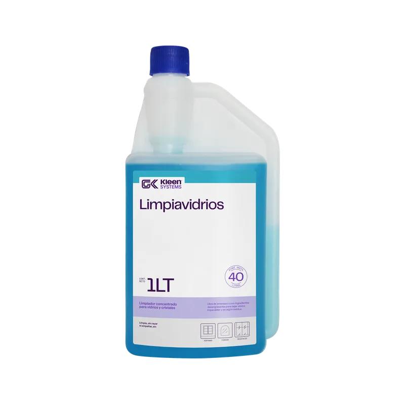 Limpiador Concentrado para Vidrios y Cristales Gel Kleen - 1 Litro