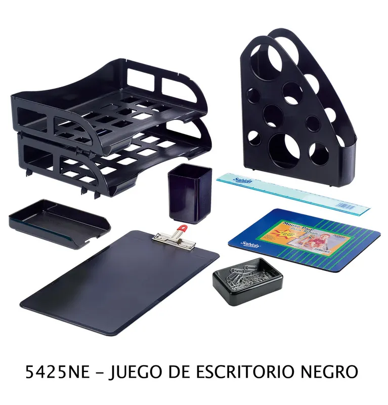 Juego de Escritorio — Incluye 9 piezas