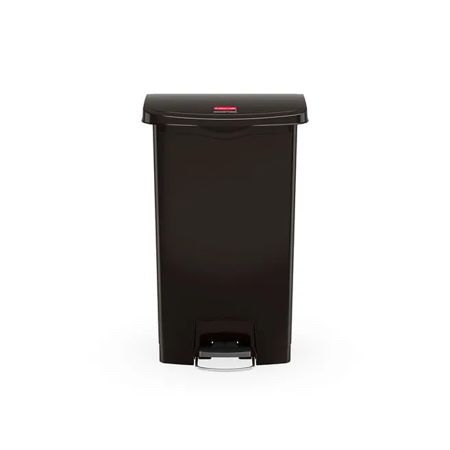 Contenedor de pedal Step-On®, Negro. 30 L