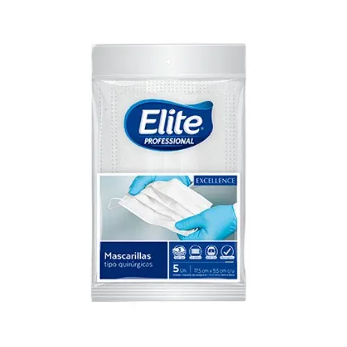 Elite® Mascarilla tipo quirúrgica en sobre