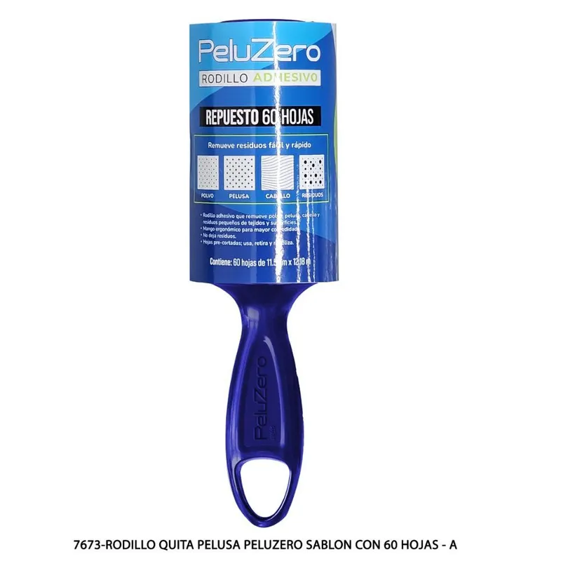 Rodillo Quita Pelusa Peluzero Sablon — Con 60 Hojas