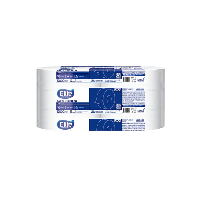 Papel Higiénico Jumbo Classic Hoja Sencilla 1000 mts
