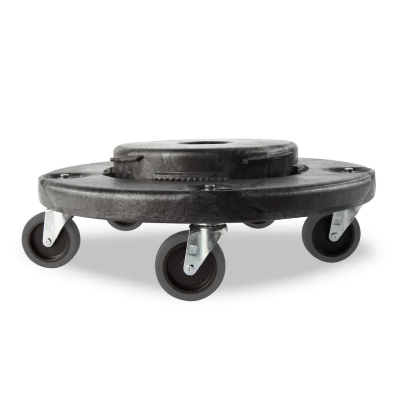 Plataforma con ruedas silenciosas BRUTE®, Negro - Rubbermaid Commercial