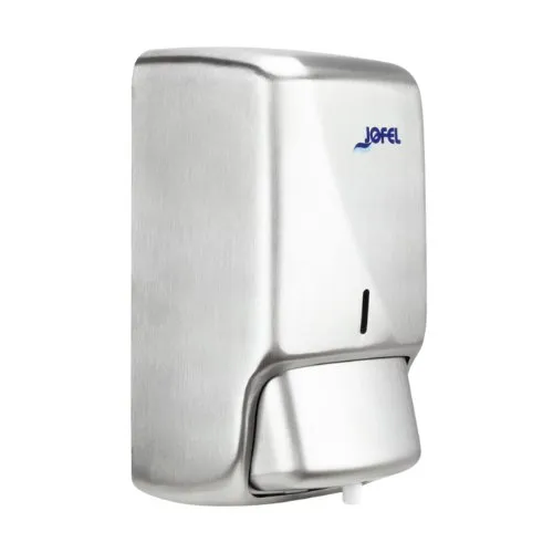 JABONERA ESPUMA FUTURA RELLENABLE INOX. SATINADA LOGO JOFEL
