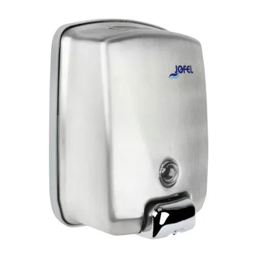 JABONERA FUTURA RELLENABLE INOX. SATINADA LOGO JOFEL