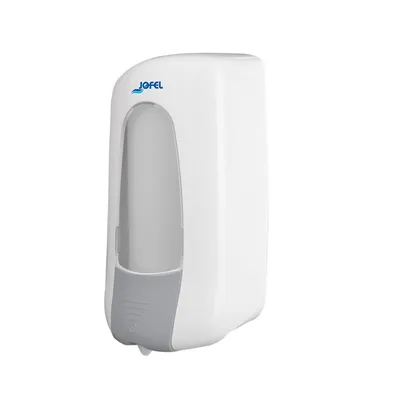 Jabonera Aitana Sistema Mix | Jofel AC73000 | Para cartucho 1 L | Plástico ABS con visor SAN